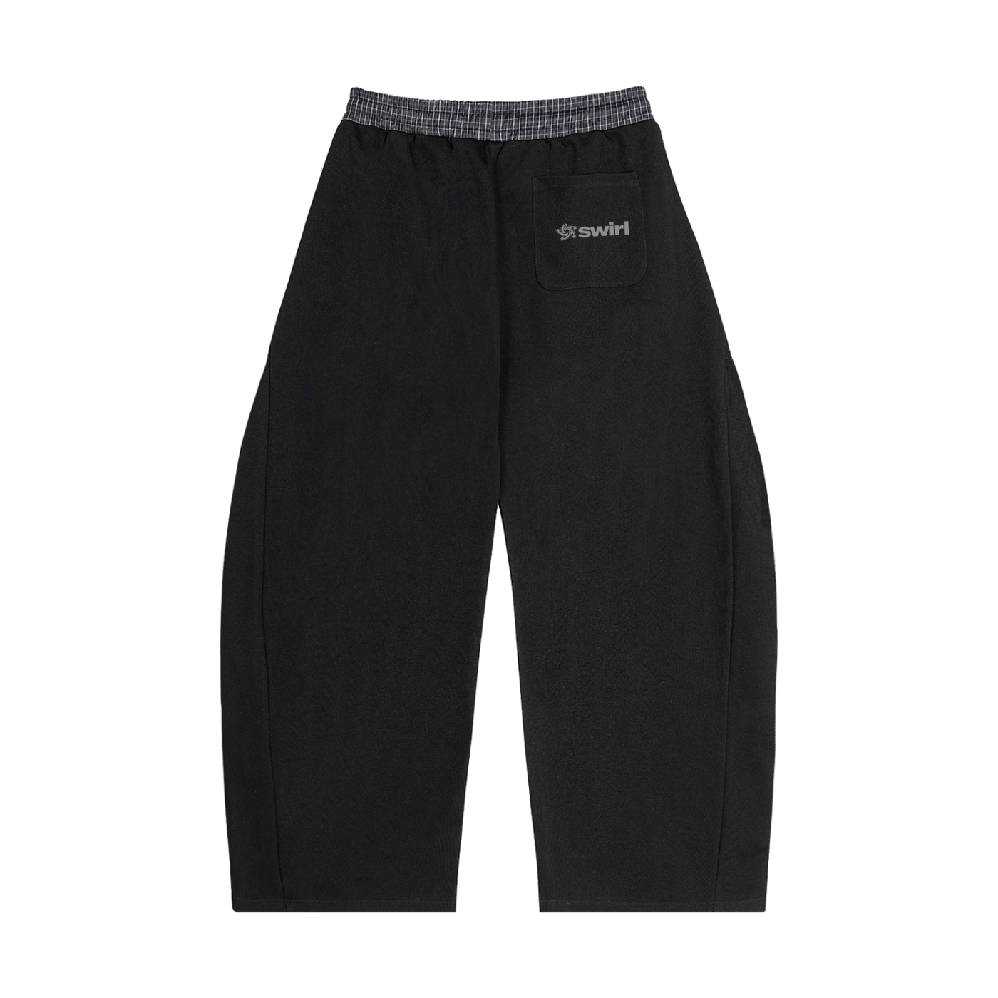 SWIRL PLAID SWEATS