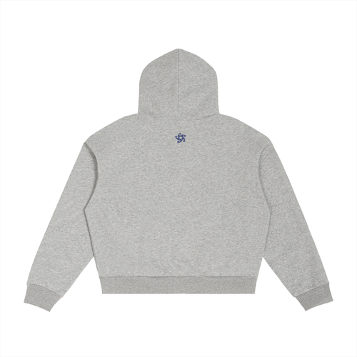 SWIRL PLAID JACKET/GREY